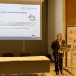 張智強秘書長於法國介紹臺灣智慧城市發展協會。 張智強秘書長於法國介紹臺灣智慧城市發展協會。